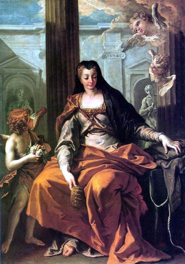 Sebastiano Ricci St Elisabeth of Hungary - Canvas Print