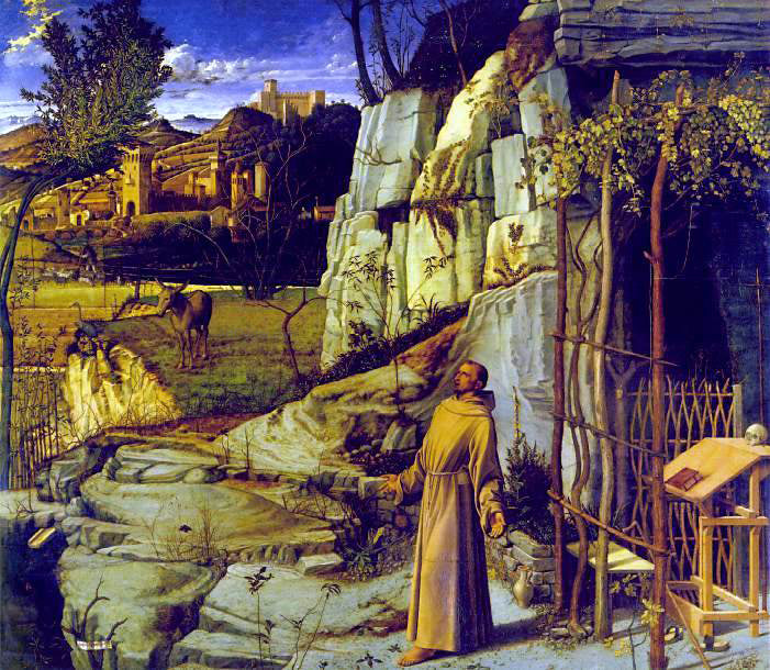 Giovanni Bellini St. Francis in Ecstasy - Canvas Print