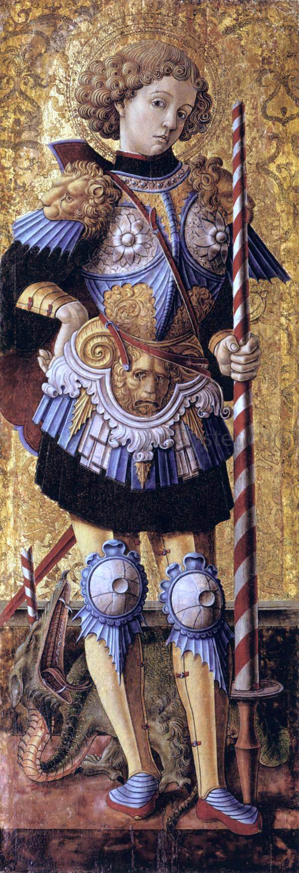 Carlo Crivelli St George - Canvas Print
