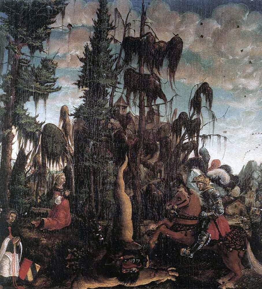 Georg Lemberger St George Freeing the Princess - Canvas Print