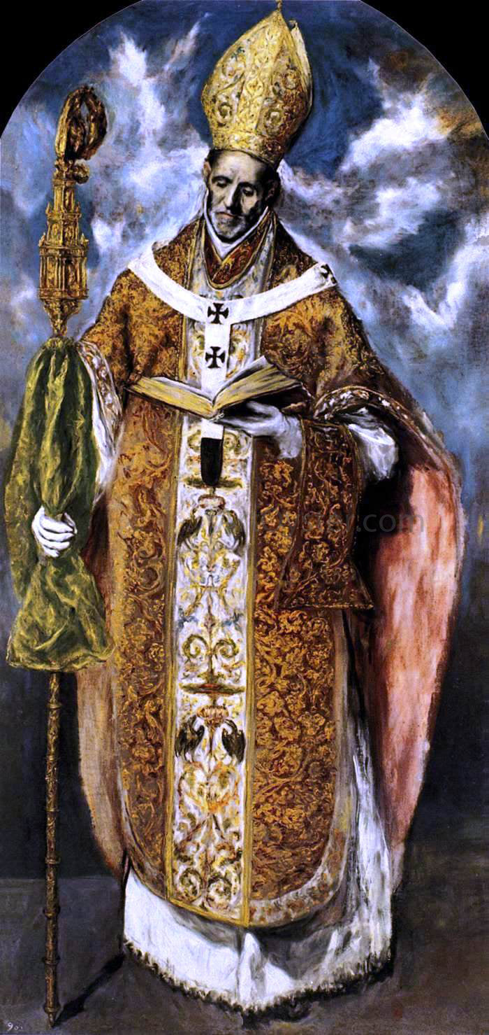 El Greco St Ildefonso - Canvas Print