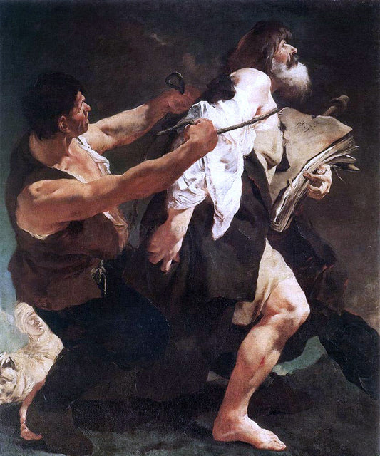 Giovanni Battista Piazzetta St James Brought to Martyrdom - Canvas Print