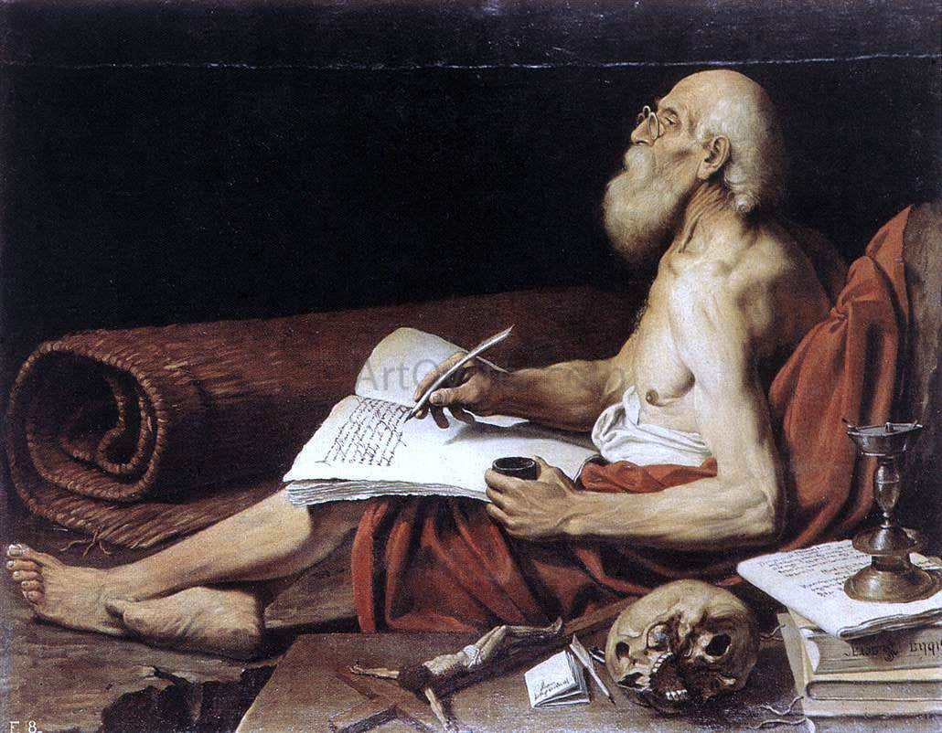 Lionello Spada St Jerome - Canvas Print