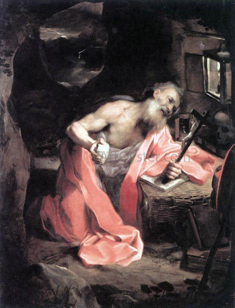 Federico Fiori Barocci St Jerome - Canvas Print