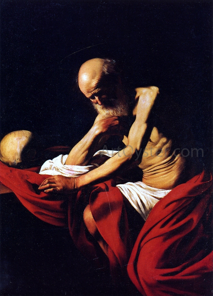 Caravaggio St. Jerome - Canvas Print