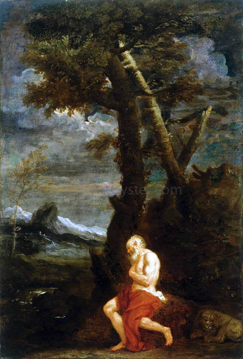 Pier Francesco Mola St. Jerome - Canvas Print