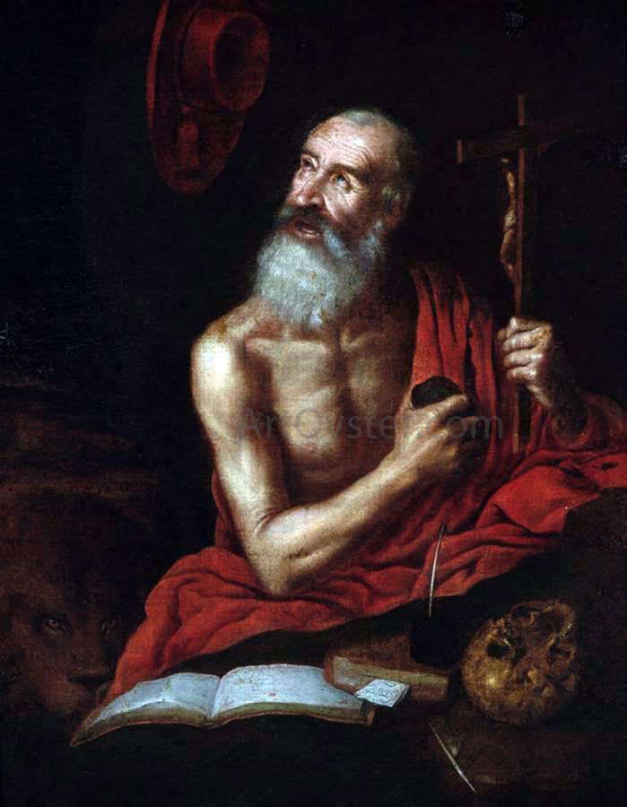 Antonio Puga St Jerome - Canvas Print