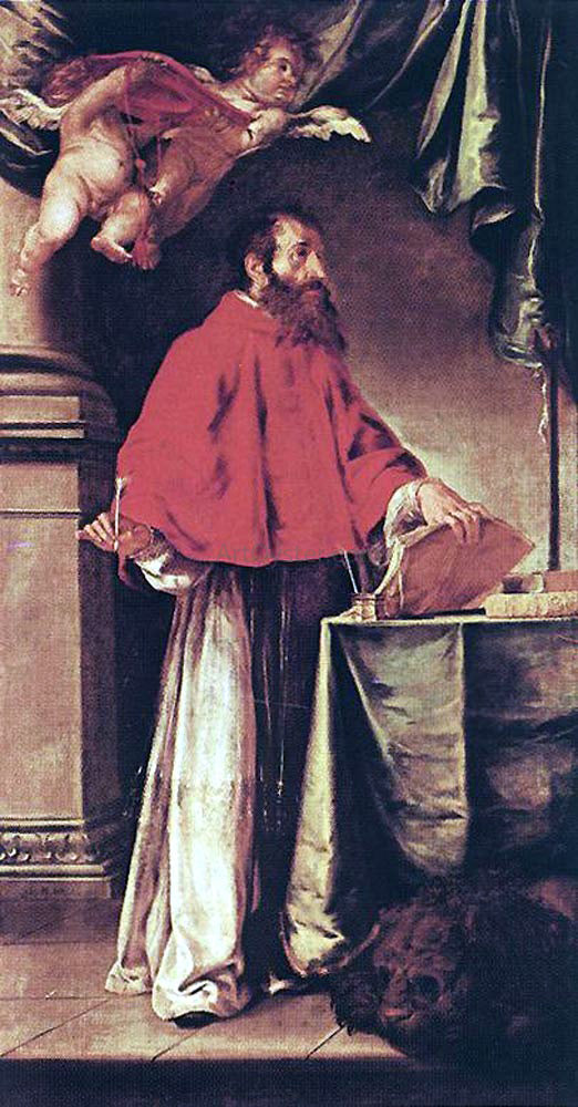 Juan De Valdes Leal St Jerome - Canvas Print