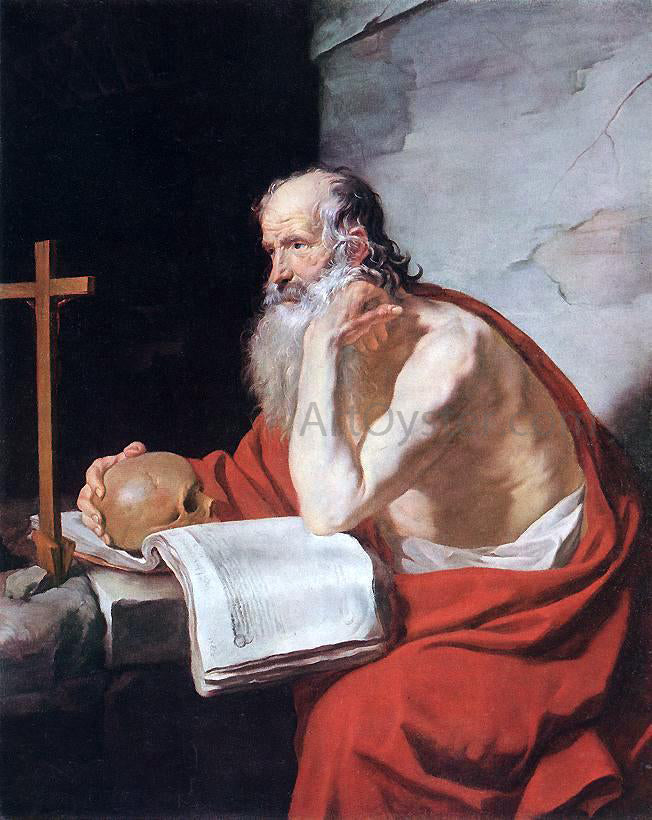 Jacques Blanchard St Jerome - Canvas Print