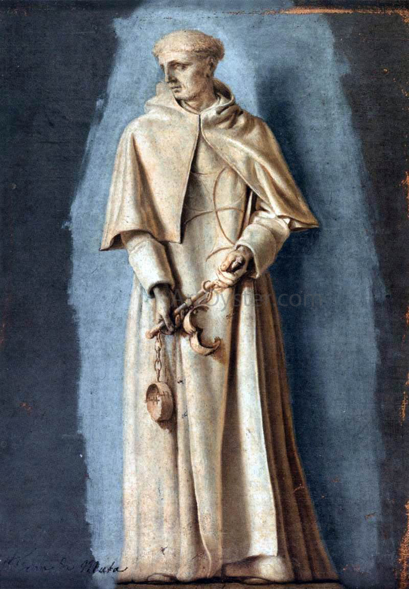 Laurent De La Hire St John of Matha, Founder of the Order of the Trinitarians - Canvas Print