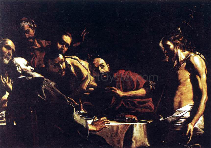 Mattia Preti St John Reproaching Herod - Canvas Print