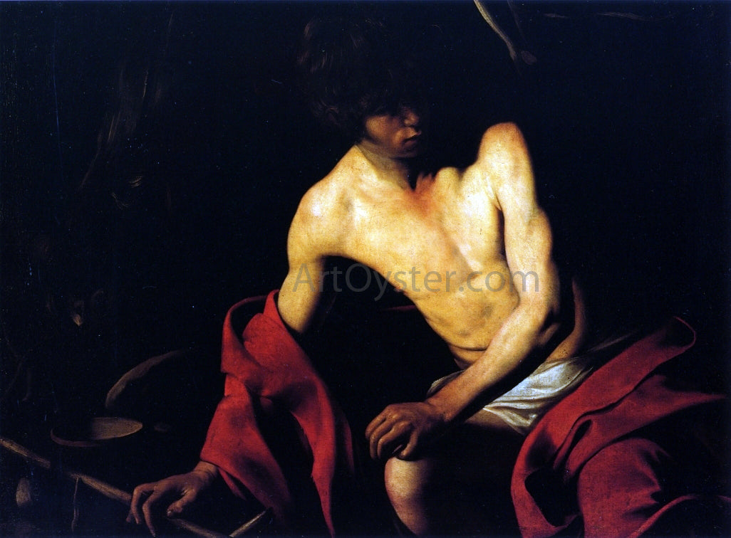 Caravaggio St. John the Baptist - Canvas Print
