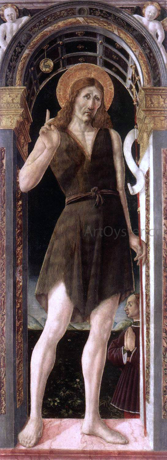 Giovanni Angelo D'antonio St John the Baptist - Canvas Print
