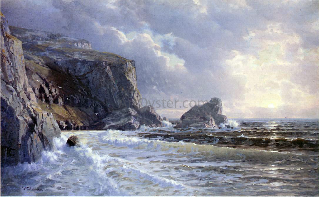 William Trost Richards St. Margaret's Well, Cornwell - Canvas Print
