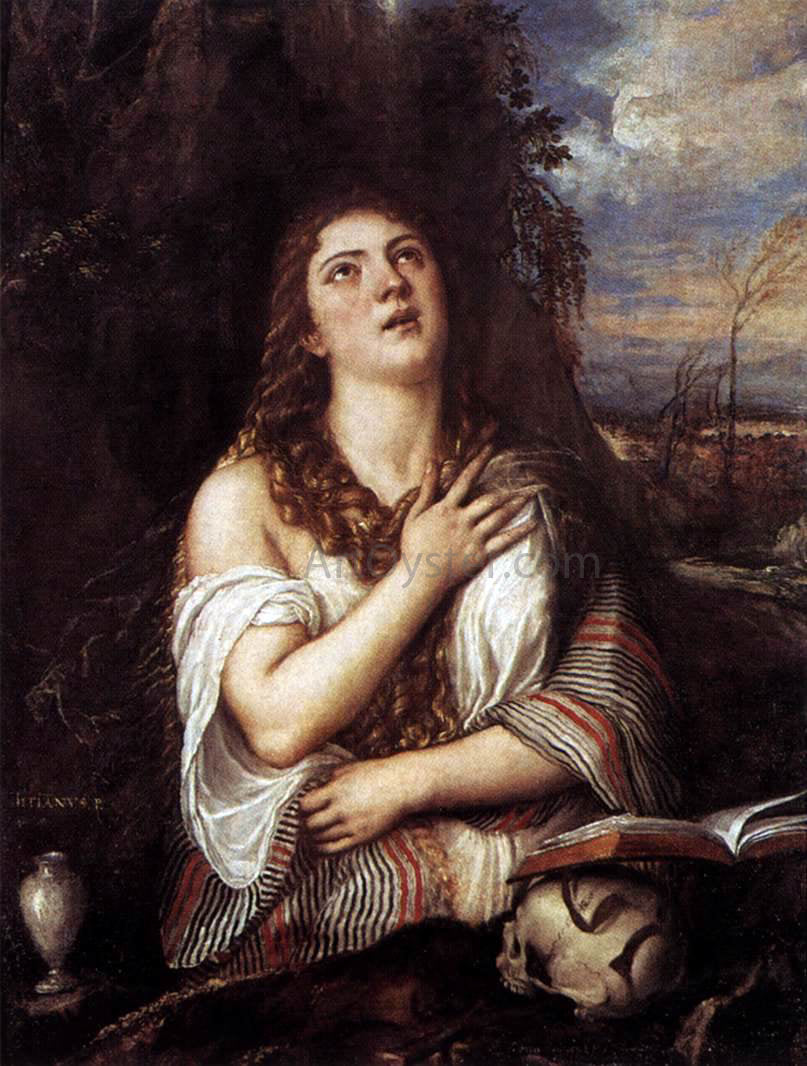 Titian St Mary Magdalene - Canvas Print
