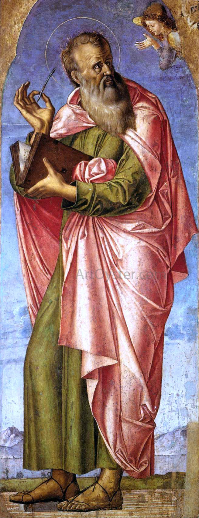 Alvise Vivarini St Matthew - Canvas Print