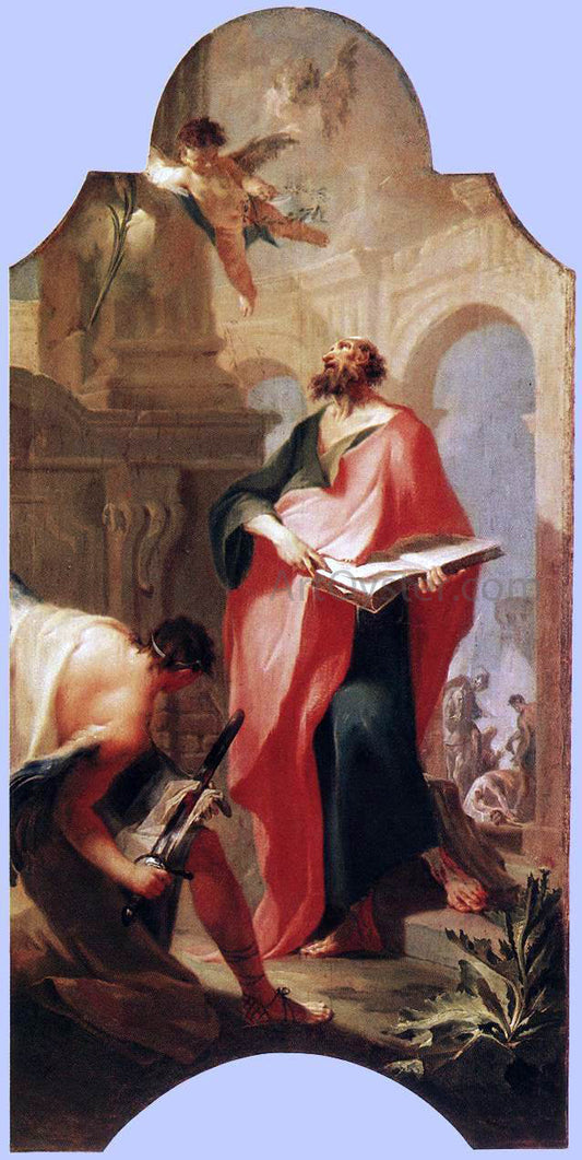 Franz Anton Maulbertsch St Paul - Canvas Print