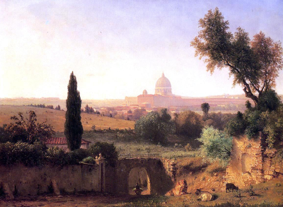 George Inness St. Peter's, Rome - Canvas Print