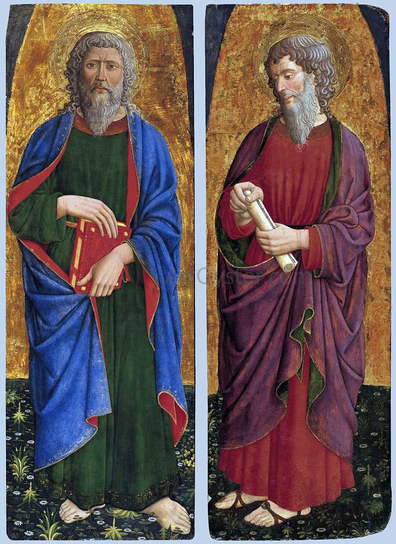 Giovanni francesco Da rimini St Philip; St Paul - Canvas Print