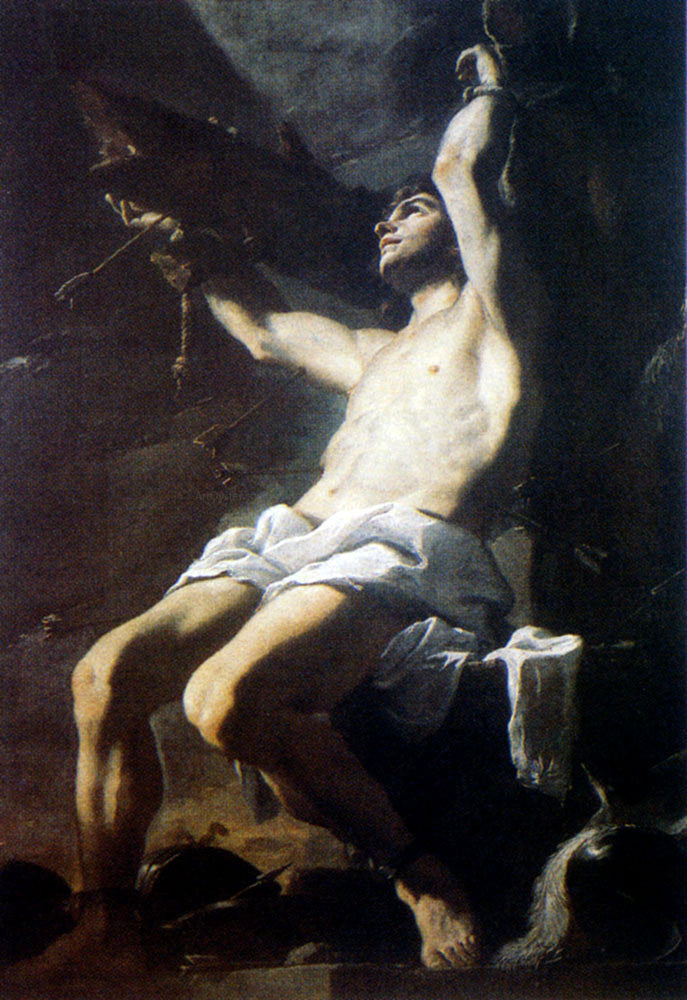 Mattia Preti St Sebastian - Canvas Print