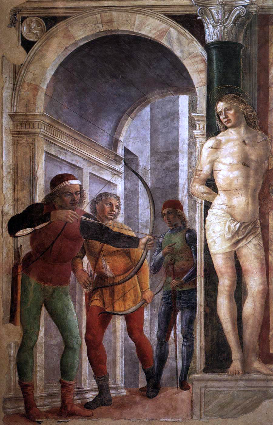 Vincenzo Foppa St Sebastian - Canvas Print