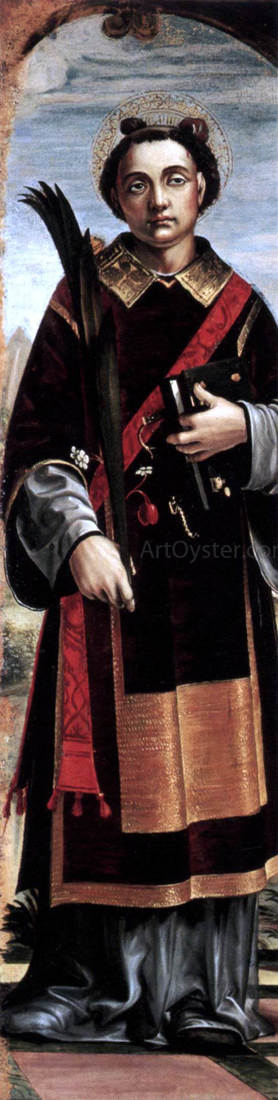 Bernardo Zenale St Stephen - Canvas Print
