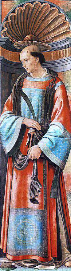 Domenico Ghirlandaio St Stephen - Canvas Print