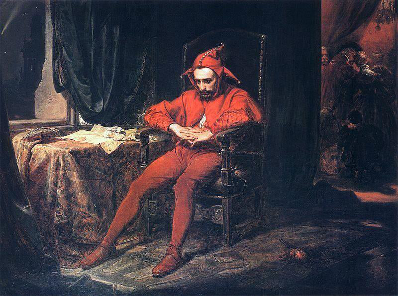 Jan Matejko Stanczyk - Canvas Print