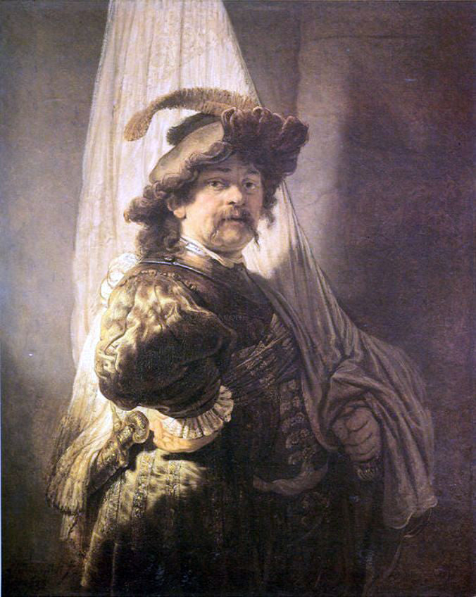 Rembrandt Van Rijn Standard Bearer - Canvas Print