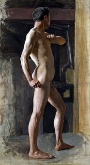 Edward Potthast Standing Nude - Canvas Print