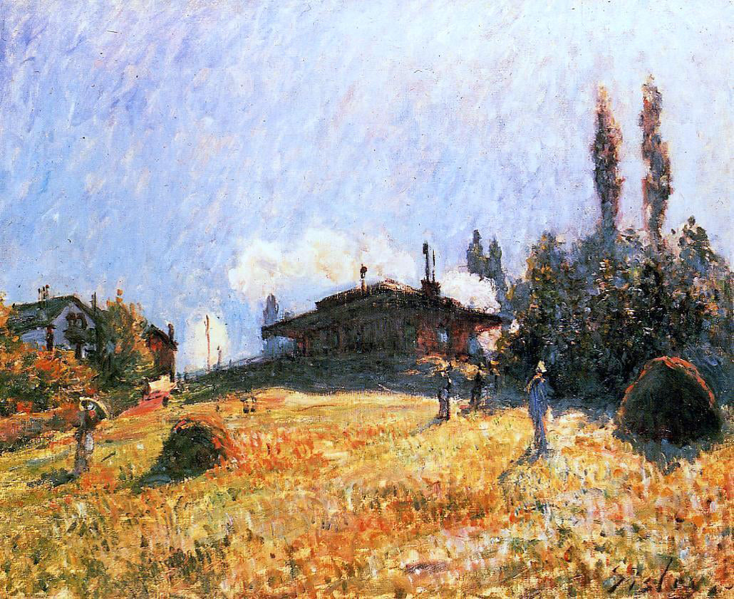 Alfred Sisley Station at Sevres - Canvas Print