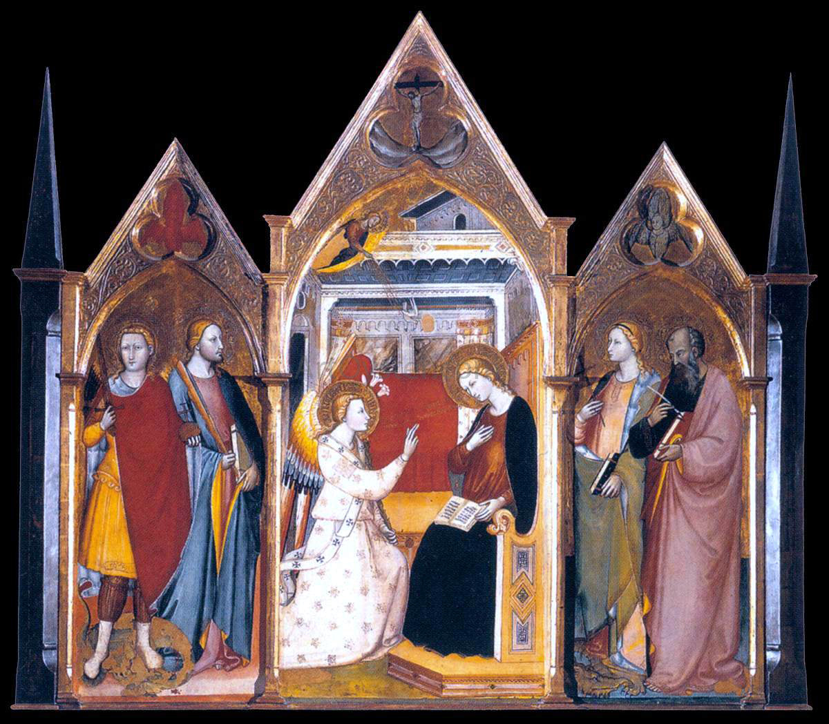 Bicci Di Lorenzo Stia Triptych - Canvas Print