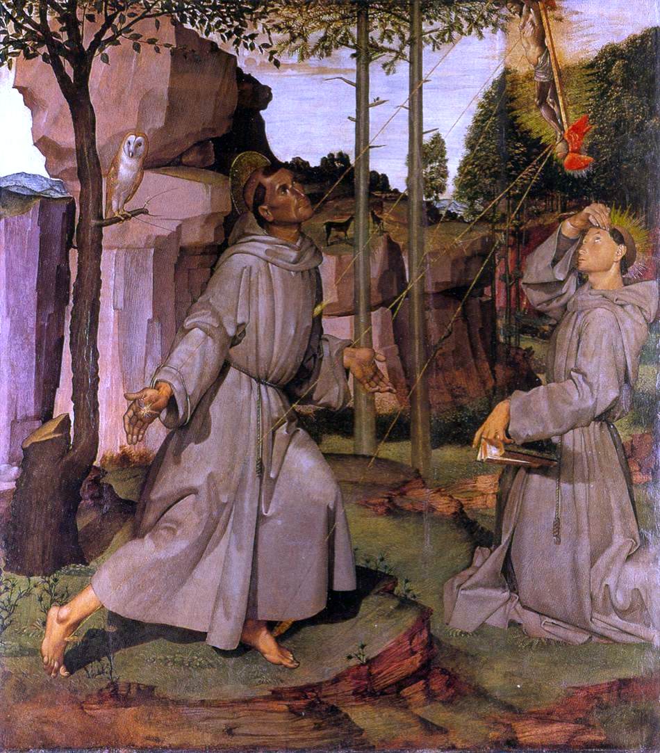 Bartolomeo della Gatta Stigmata of St Francis - Canvas Print