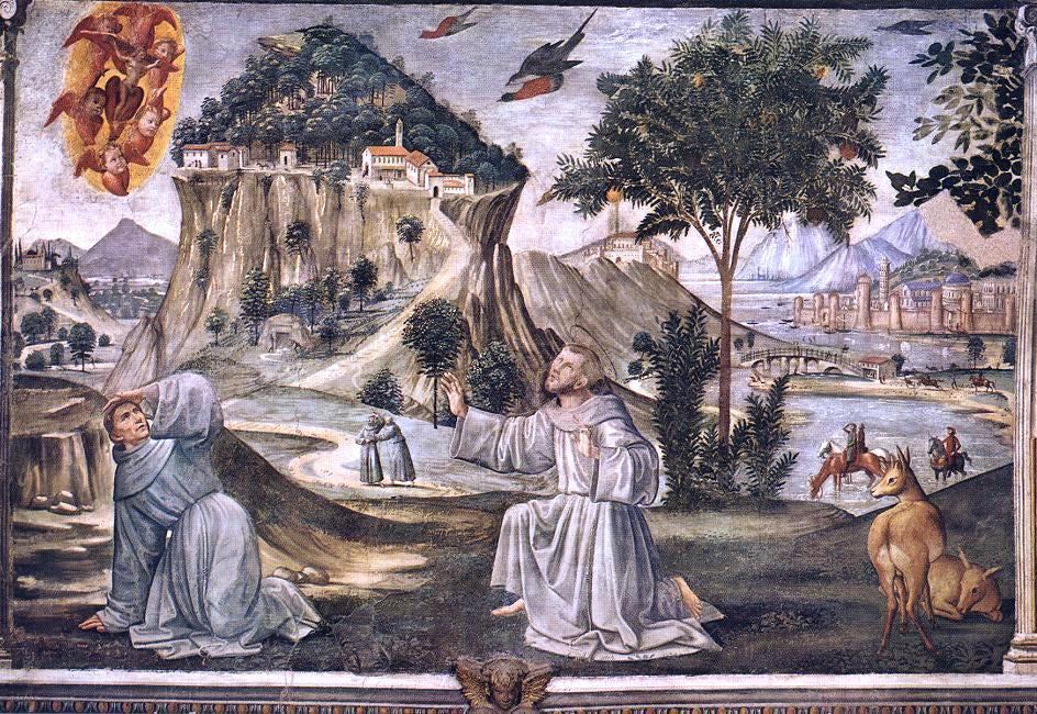 Domenico Ghirlandaio Stigmata of St Francis - Canvas Print
