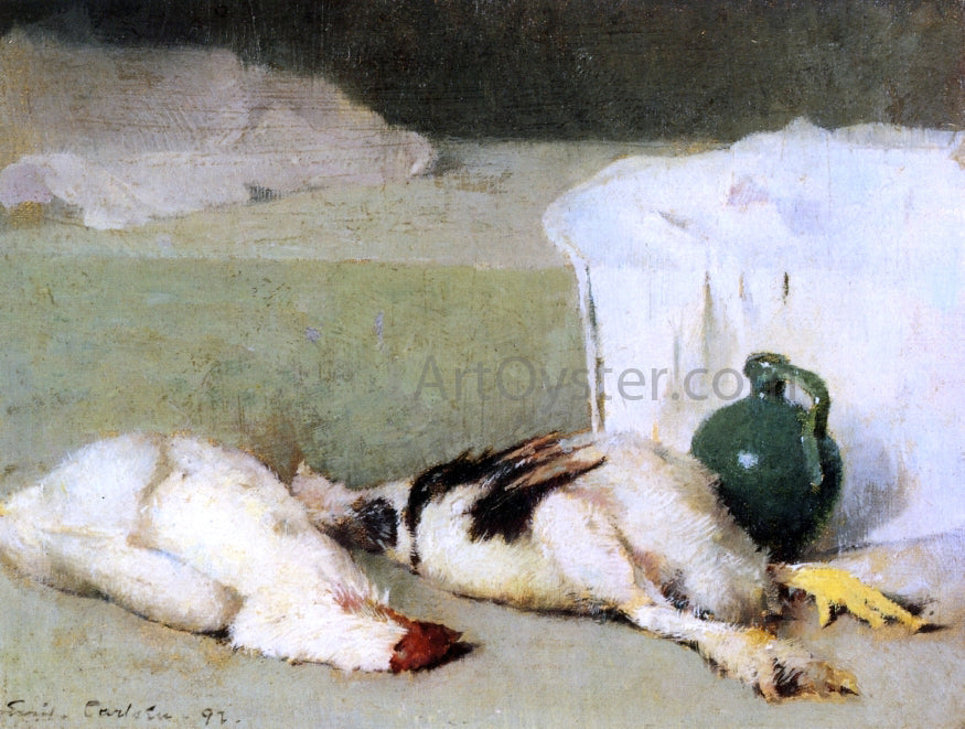 Emil Carlsen Still Life - Canvas Print