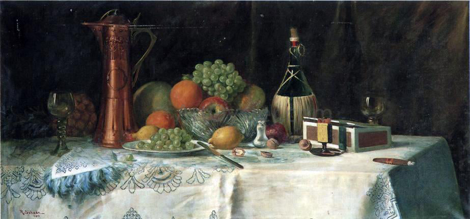 Robert Schade Still Life - Canvas Print