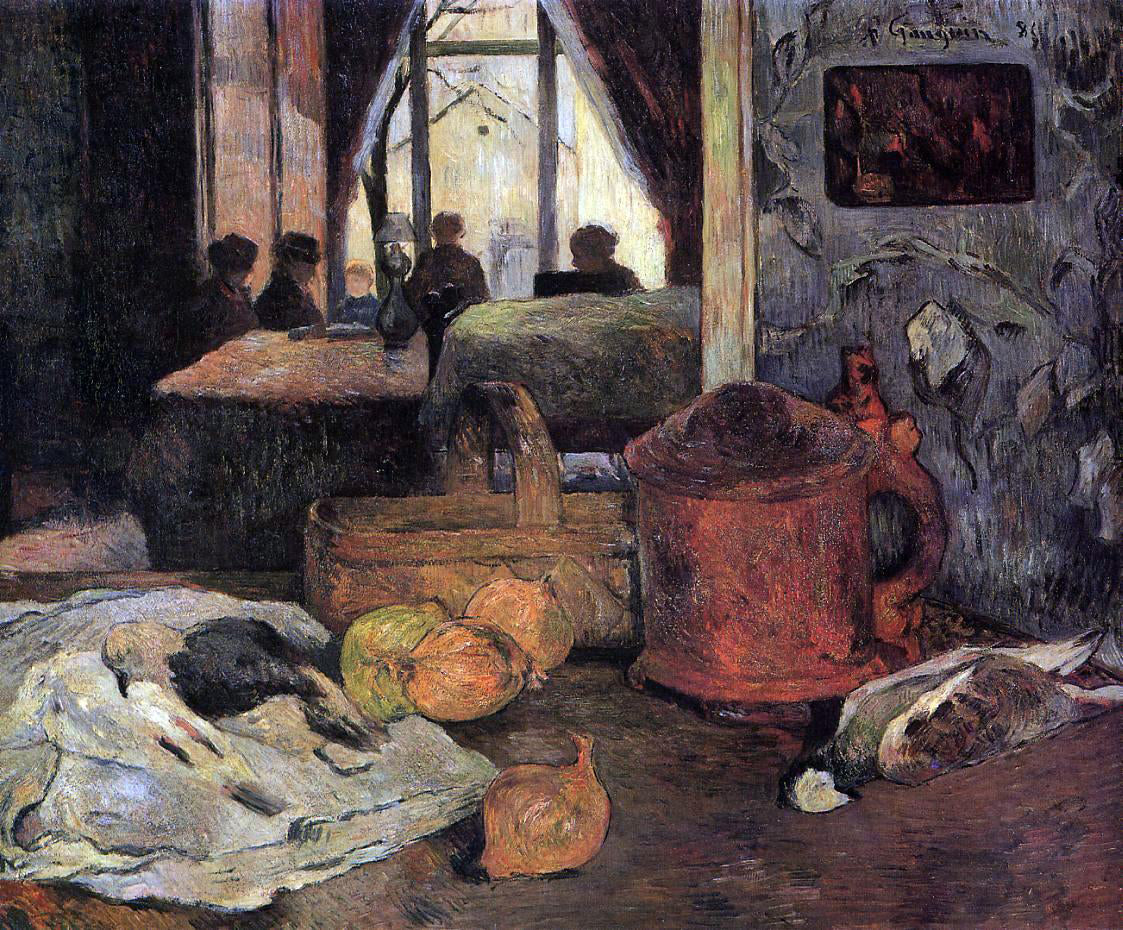 Paul Gauguin Still Life in an Interior, Copenhagen - Canvas Print
