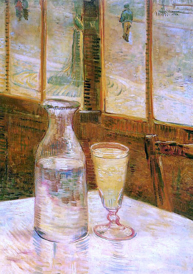 Vincent Van Gogh Still Life with Absinthe - Canvas Print