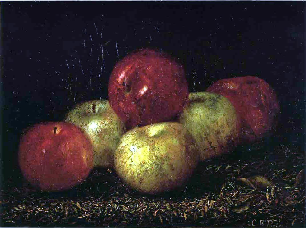 Charles Ethan Porter Still Life with Apples - Canvas Print