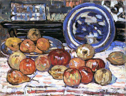 Maurice Prendergast Still Life with Apples - Canvas Print