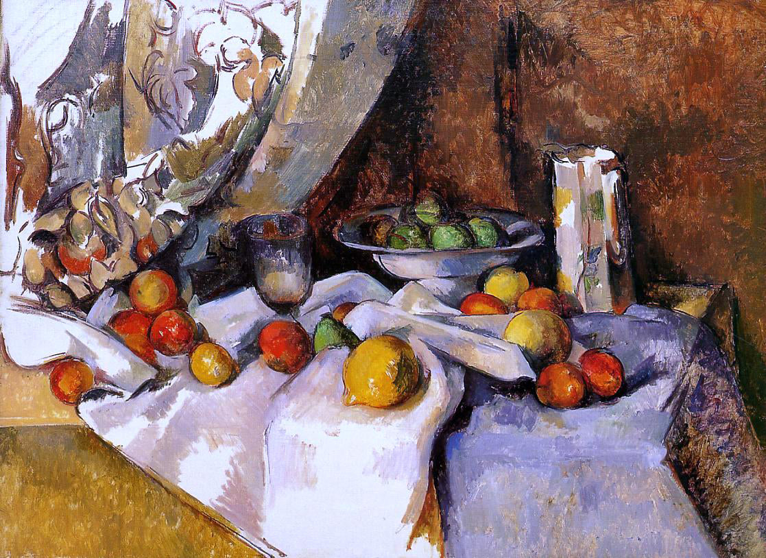 Paul Cezanne Still Life with Apples - Canvas Print