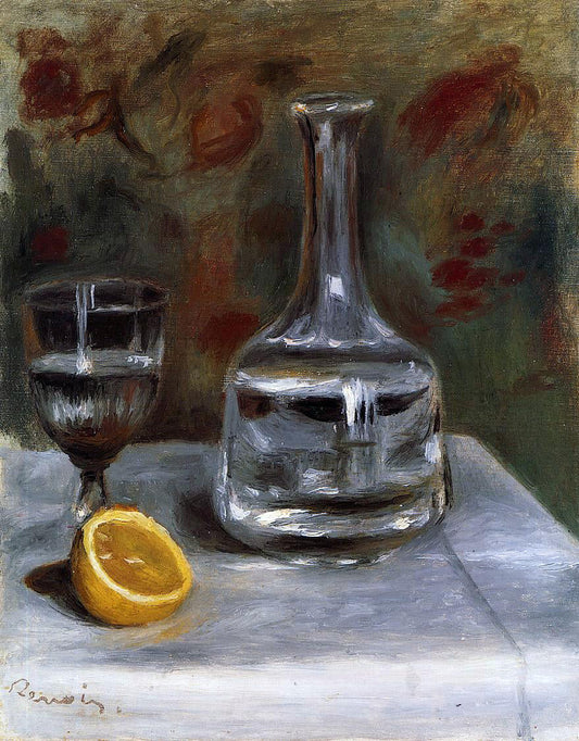 Pierre Auguste Renoir Still Life with Carafe - Canvas Print