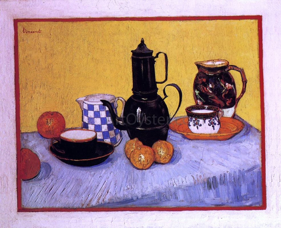Vincent Van Gogh Still Life with Coffeepot - Canvas Print