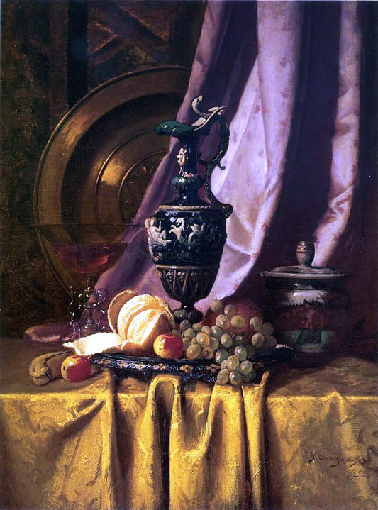 Milne Ramsey Still Life with Ewer and Fruit - Canvas Print
