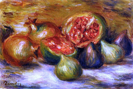 Pierre Auguste Renoir Still Life with Figs - Canvas Print