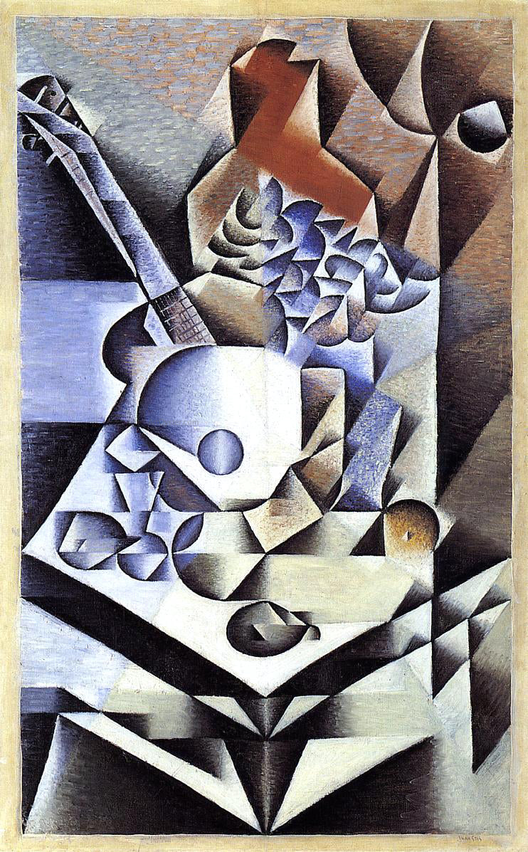 Juan Gris Still Life with Flowers - Canvas Print