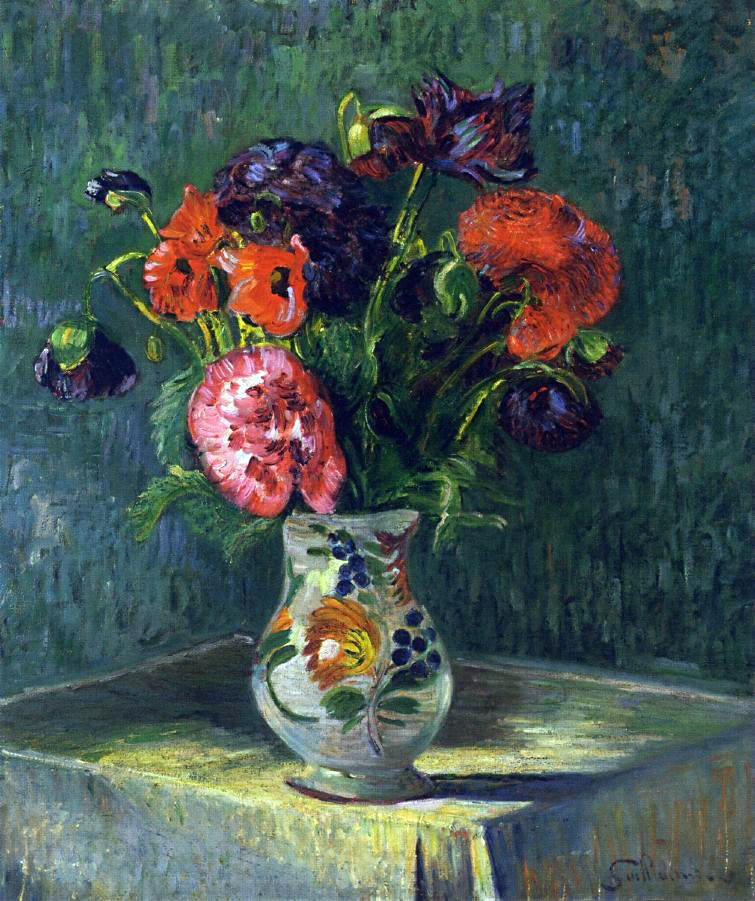 Armand Guillaumin Still Life with Flowers - Canvas Print