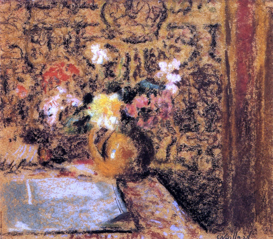 Edouard Vuillard Still Life with Flowers - Canvas Print