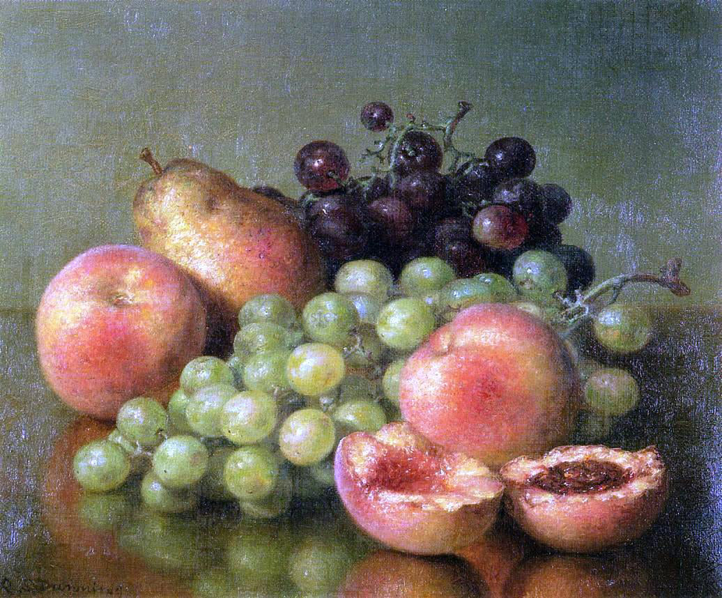Robert Spear Dunning Still Life with Fruit - Canvas Print