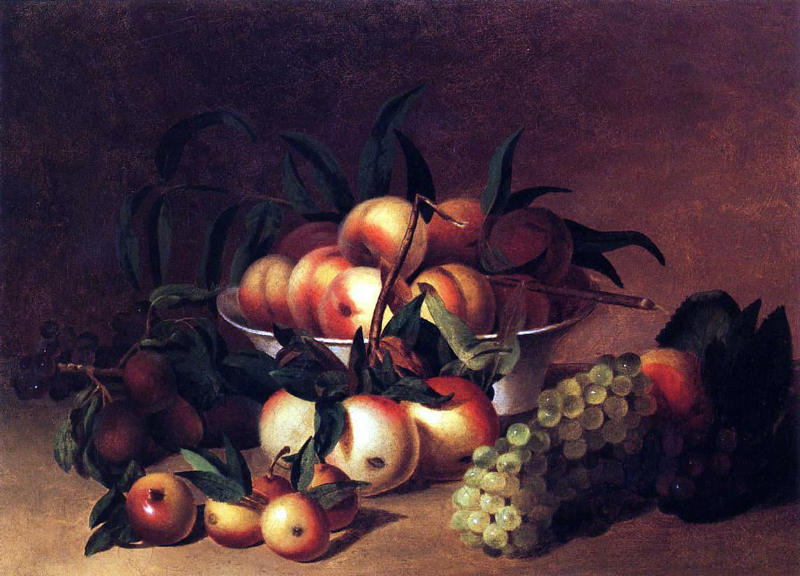 James Peale Still Life with Fruit - Canvas Print